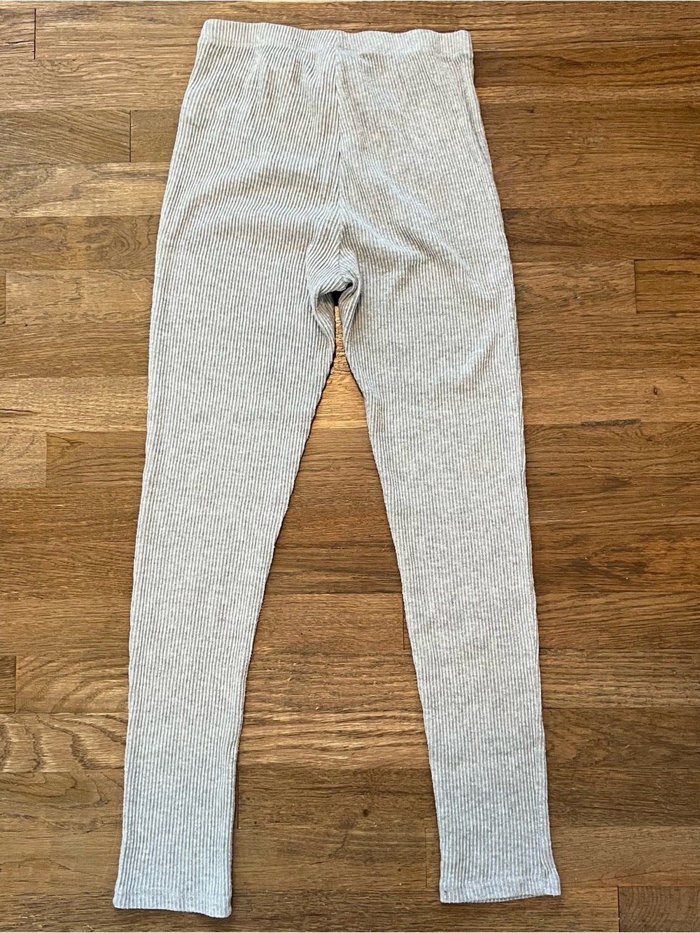 No Boundaries Medium 7-9 Legging Ribbed Grey
